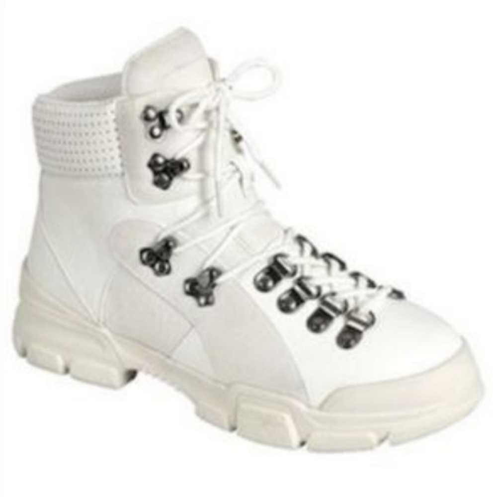 Chunky Sole Hiker Boots in Chocolate Brown - Picture 5 of 6